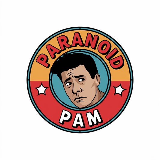 Paranoid Pam Badge
